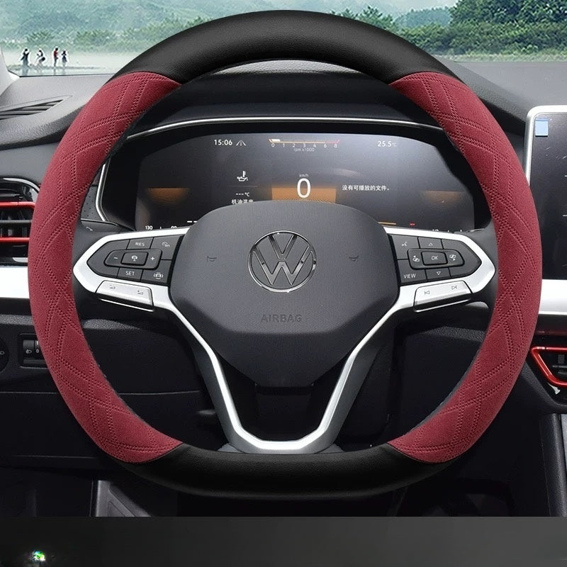 Suede Steering Wheel Cover for ID.7