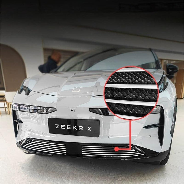 Car Front Lower Bumper Anti Insect Metal Net For ZEEKR X - Evoevs