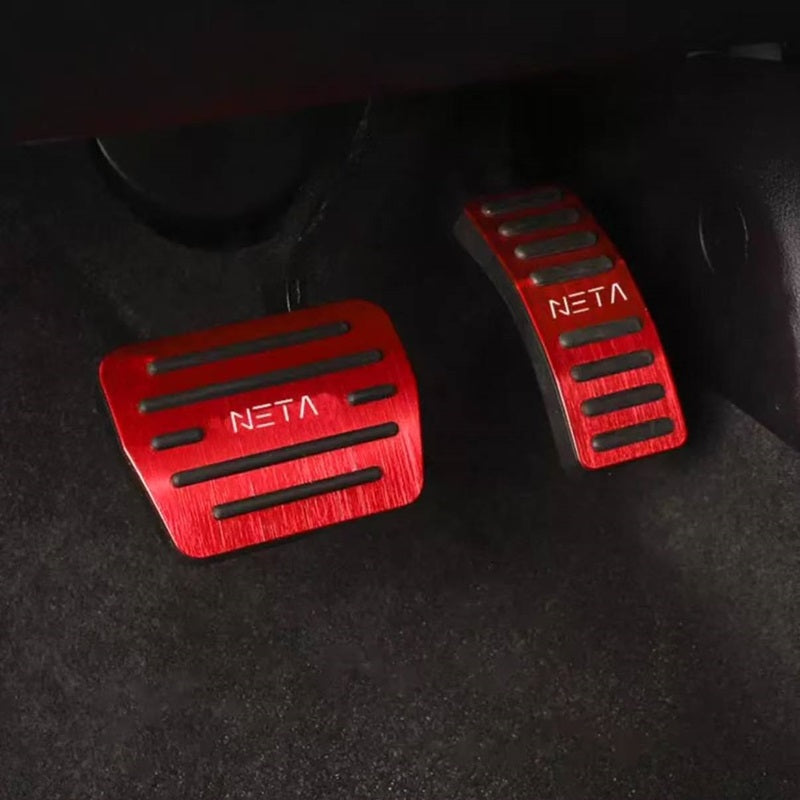 Brushed Aluminum Performance Pedals for NETA X - Evoevs