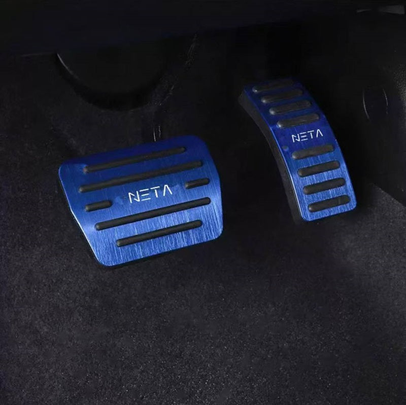 Brushed Aluminum Performance Pedals for NETA X - Evoevs