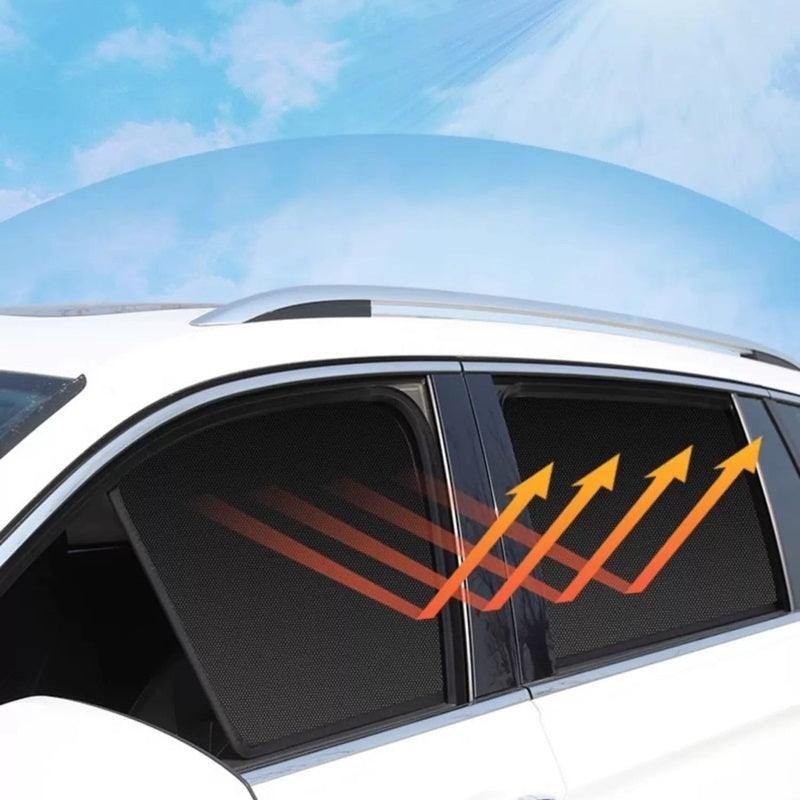 Magnetic Mesh Sunshade for Volvo EX30 - Evoevs